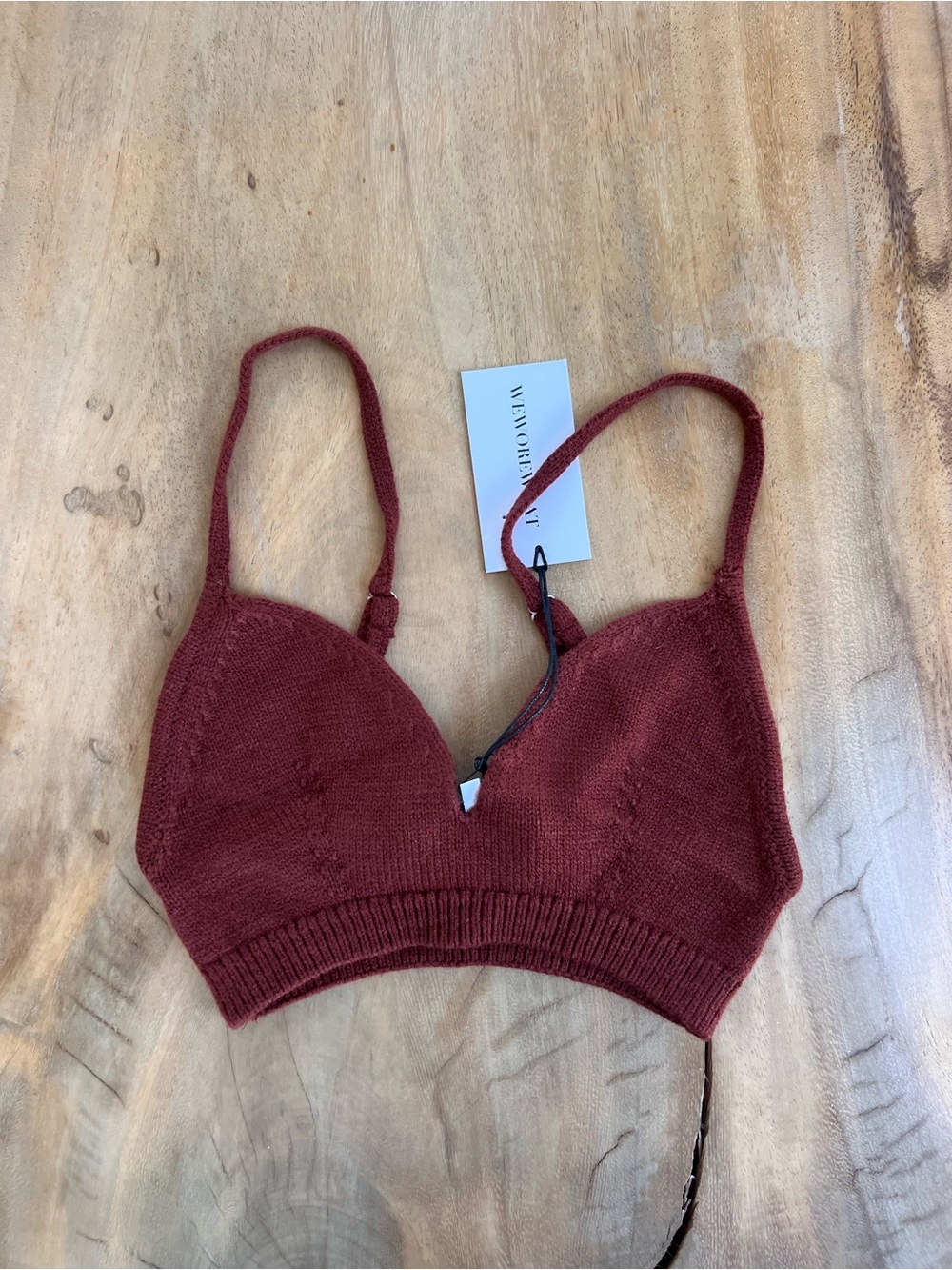 NWT We Wore What Sweater bra top